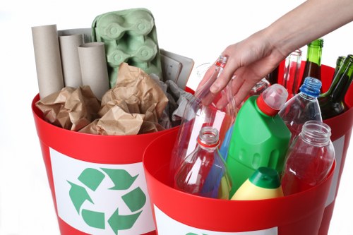 Sorting and categorizing items during house clearance
