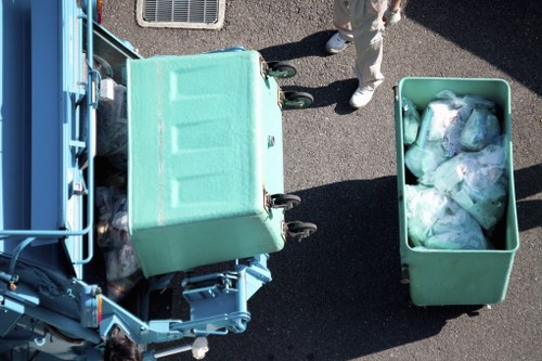 Waste removal process in Colindale